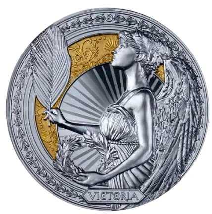 Монета "Виктория", 2024 г., Серебро, 31,1 гр., проба 999, НИУЭ