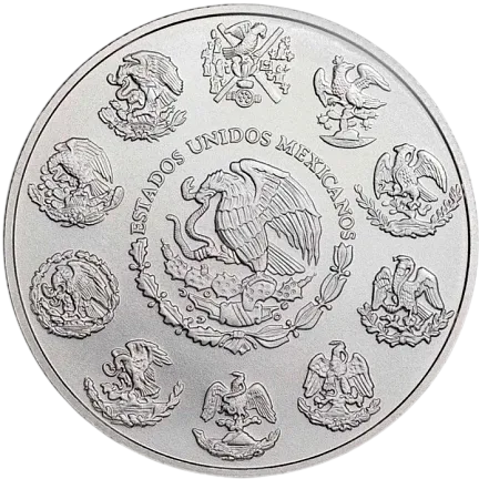 Монета "Либертад", 2024 г., Серебро, 31,1 гр., проба 999, МЕКСИКА