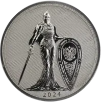 Жетон "Россия 2024", 2024 г., 31,1 гр., проба 999, РОССИЯ