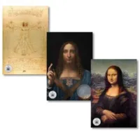 Монета «Набор Леонардо да Винчи», 2024 г., Серебро, 93,3 гр., проба 999, САМОА