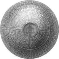 Монета "Звездные войны. Звезда смерти", 2024 г., Серебро, 300 гр., проба 999, НИУЭ