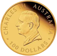 Монета «Брамби (лошадь)», 2025 г., Золото, 31,1 гр., проба 999.9, АВСТРАЛИЯ