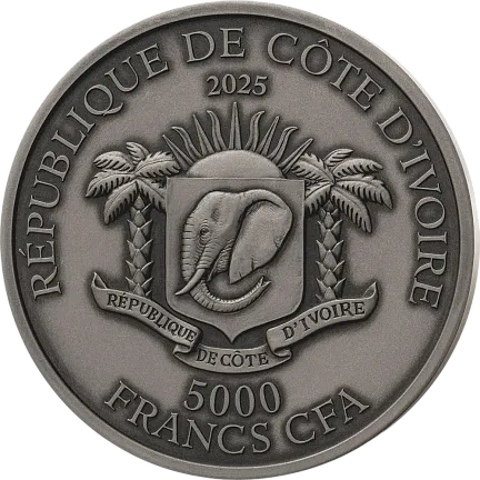 Монета «Набор Феникс», 2025 г., Серебро, 311 гр., проба 999, КОТ Д'ИВУАР