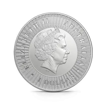 Монета "Кенгуру", 2025 г., Серебро, 31,1 гр., проба 9999, АВСТРАЛИЯ