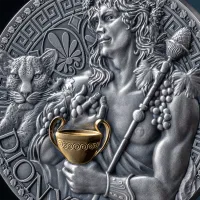 Монета «Дионисис», 2024 г., Серебро, 31,1 гр., проба 999, КАМЕРУН