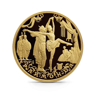 Монета "Раймонда", ММД, 1999 г., Золото, 7,78 гр., проба 999, РОССИЯ
