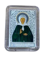 Монета «Матрона Московская», 2017 г., Серебро, 31,1 гр., проба 925, КАМЕРУН