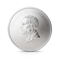Монета "Лунный календарь Год Козы", 2027 г., Серебро, 31,1 гр., проба 9999, АВСТРАЛИЯ