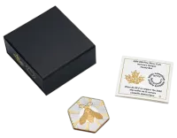 Монета «Медоносная пчела», 2025 г., Серебро, 31,1 гр., проба 999.9, КАНАДА