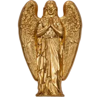 Монета «Ангел Милосердия»,  2023 г., Серебро, 93,3 гр., проба 999, ОСТРОВА КУКА