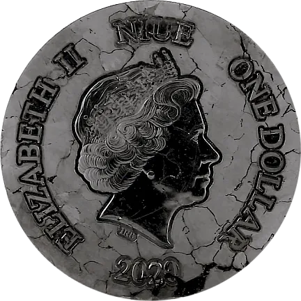 Монета «Кампо-дель-Сьело»,  2020 г., Железо метеоритное, 31,1 гр., проба 999, НИУЭ