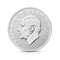 Монета "Британия (Чарльз III)", 2023 г., Серебро, 31,1 гр., проба 999, СОЕДИНЕННОЕ КОРОЛЕВСТВО