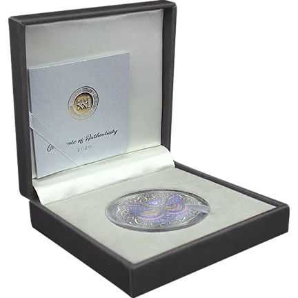 Монета «Сова. Mandala Art», 2020 г., Серебро, 62,2 гр., проба 999, НИУЭ