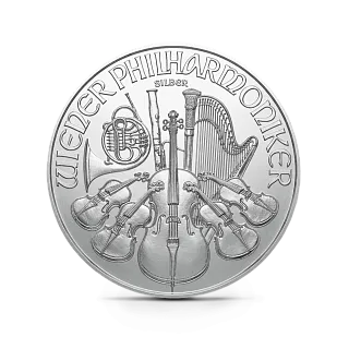 Монета "Венский Филармоникер", 2026 г., Серебро, 31,1 гр., проба 9999, АВСТРИЯ