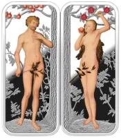 Монета «Эдемский сад»,  2018 г., Серебро, 20 гр., проба 999, КАМЕРУН