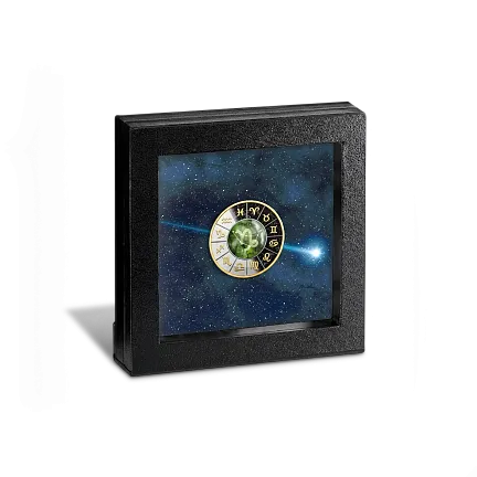 Монета "Козерог",  2023 г., Серебро, 17,5 гр., проба 999, КАМЕРУН