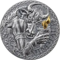 Монета "Минотавр", 2023 г., Серебро, 31,1 гр., проба 999, КАМЕРУН