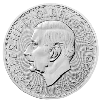 Монета «Британия (Чарльз III)», 2023 г., Серебро, 31,1 гр., проба 999, СОЕДИНЕННОЕ КОРОЛЕВСТВО