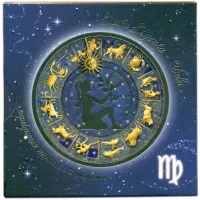Монета "Дева, Знаки Зодиака", 2013 г., 28,28 гр., проба 925, БЕЛАРУСЬ